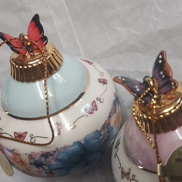 Bradford Editions 1999 Lena Liu Christmas Porcelain Ornaments Lot of 5 NEW  B 48 - Picture 7 of 12